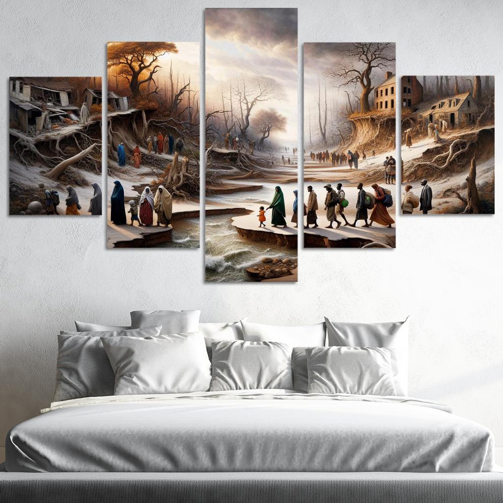 Climate Refugees The Human Face Of Environmental Displacement Art Trends