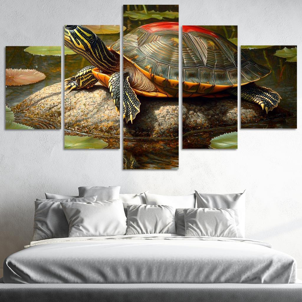 The Majestic Red-eared Slider The Freshwater Delight Art Trends