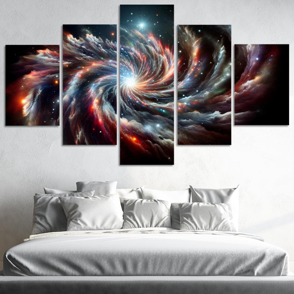 The Role Of Supernovae In Cosmic Chemistry Abstract Paintings Frame