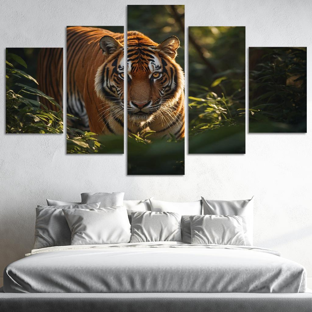The Majestic Bengal Tiger A Striped Icon Of The Wild Custom Paintings Frame