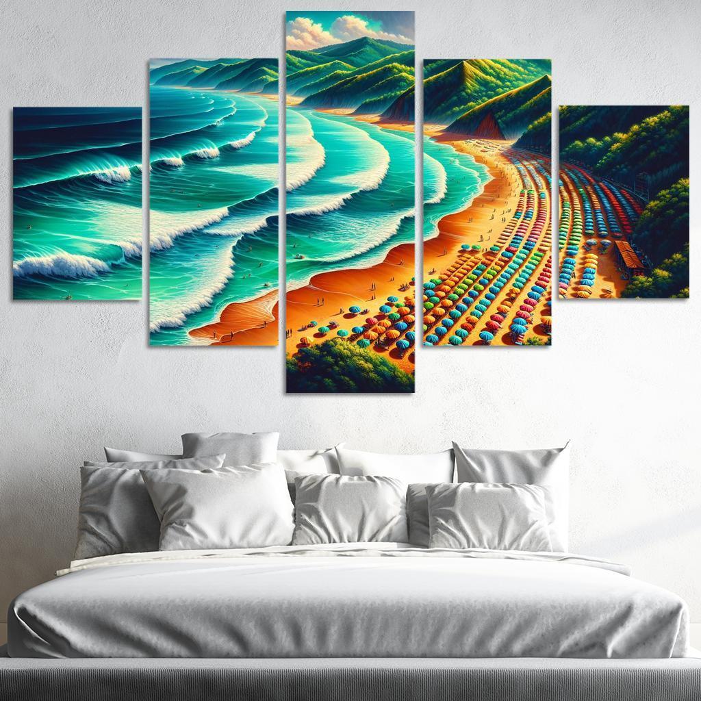 Emerald Isle Adventures Modern Paintings Frame