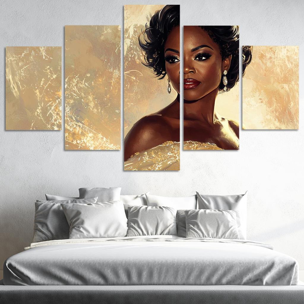 Viola Davis The Powerhouse Of Emotional Depth Framed Paintings