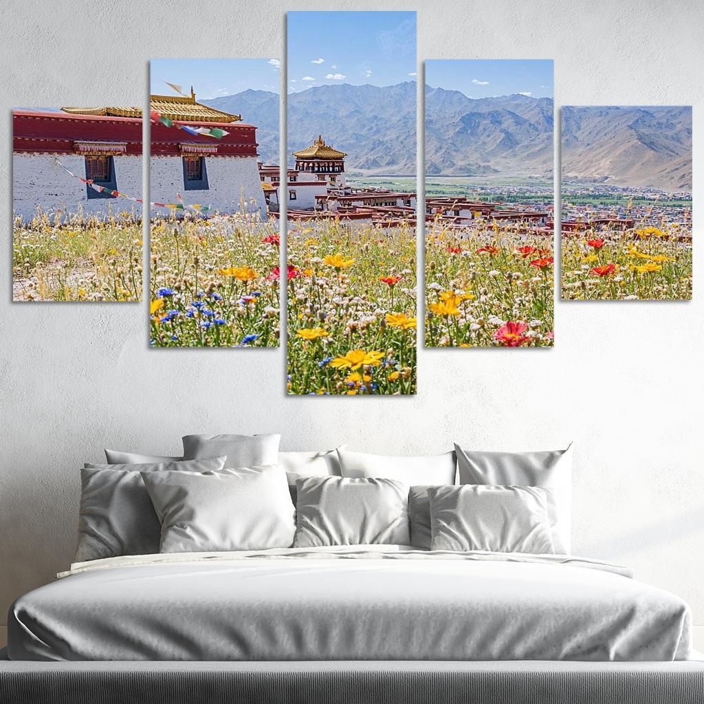 Palace Of Potala Abstract Paintings Frame