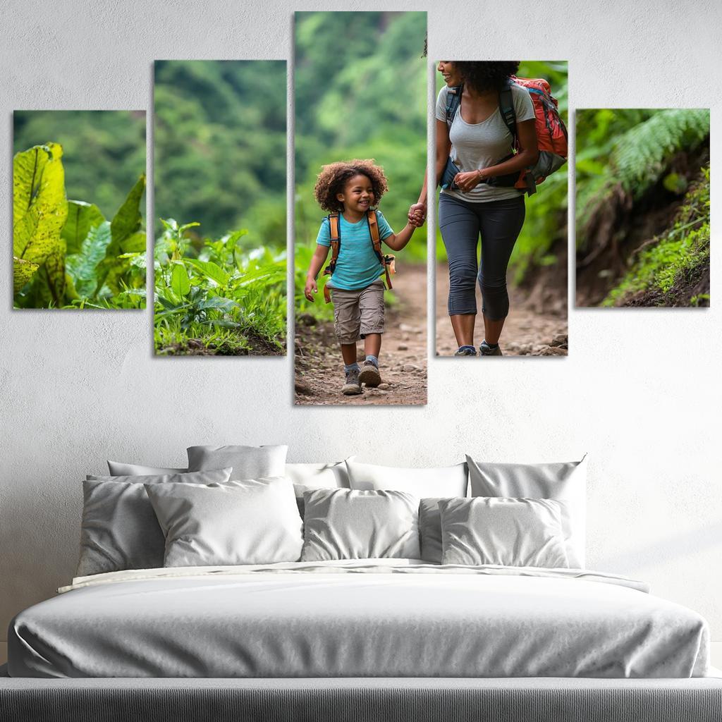 The Journey Of Love A Mothers Unwavering Support Canvas Paintings Frame