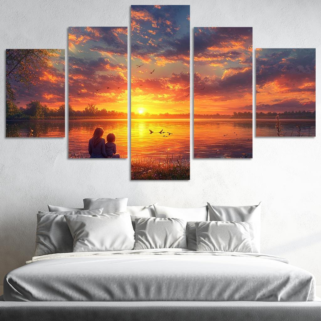 Sunsets And Sunrises Cycles Of Love Custom Paintings Frame