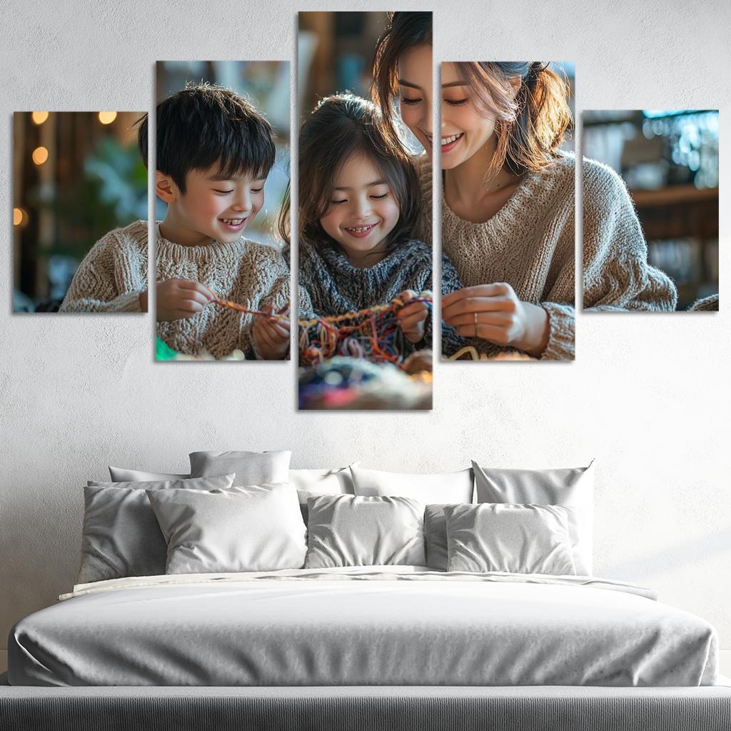 The Threads Of Life A Mothers Unbreakable Bond Canvas Paintings Frame