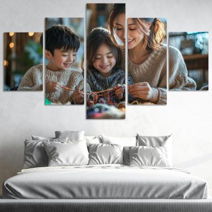 The Threads Of Life A Mothers Unbreakable Bond Canvas Paintings Frame