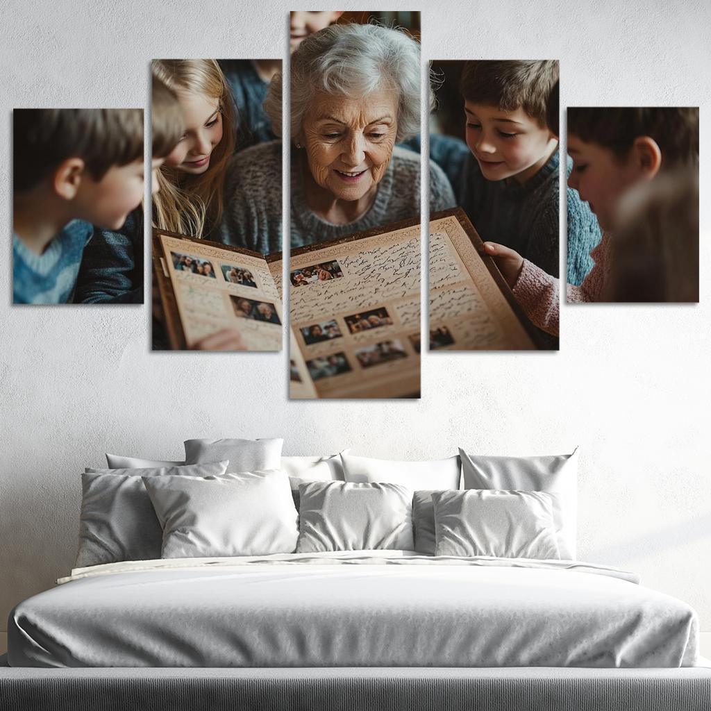 In Her Heart A Mother's Legacy Of Love Modern Paintings Frame