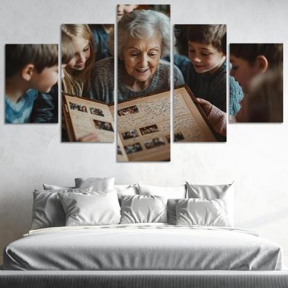 In Her Heart A Mother's Legacy Of Love Modern Paintings Frame