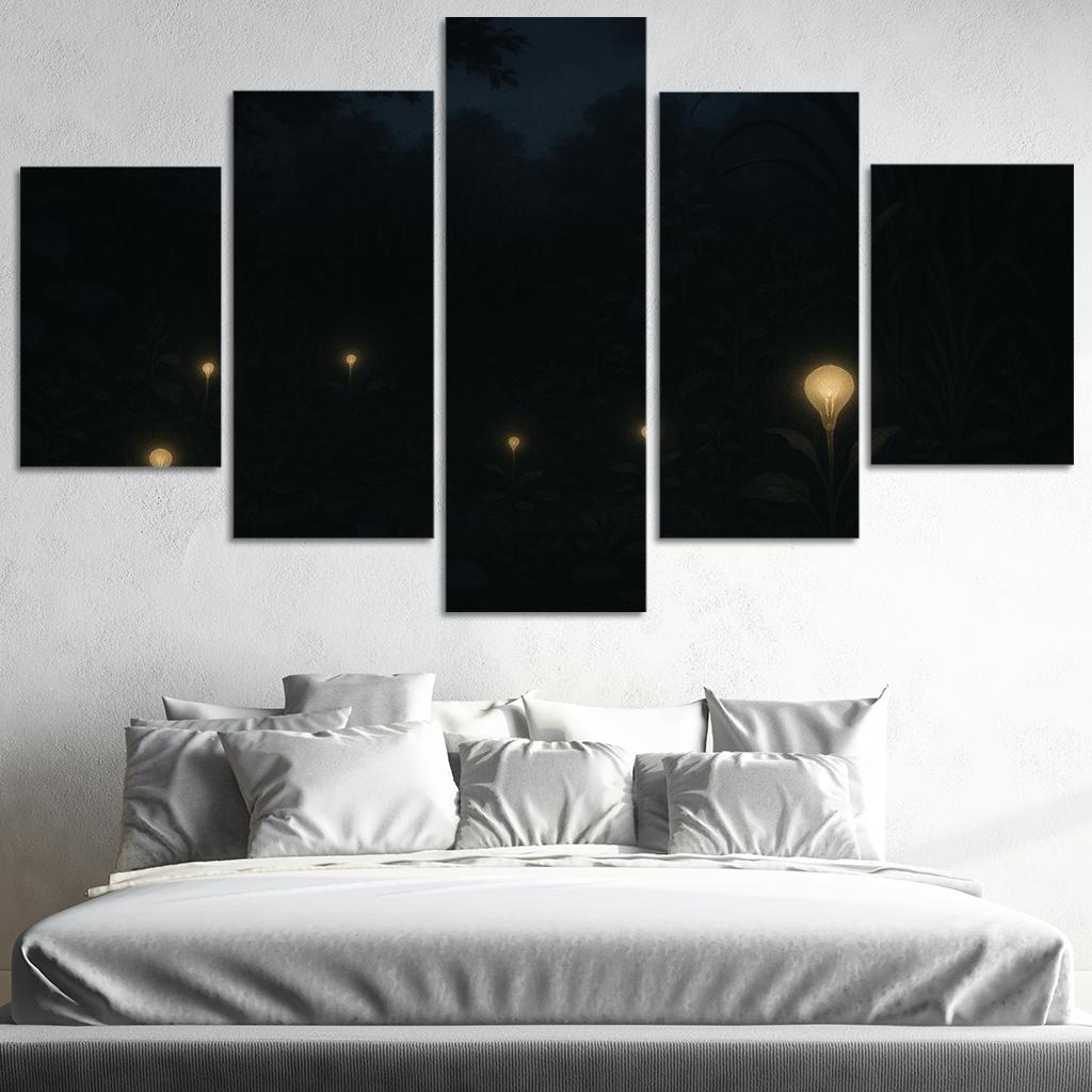 Garden Of Eclipsed Thoughts Oil Paintings Frame