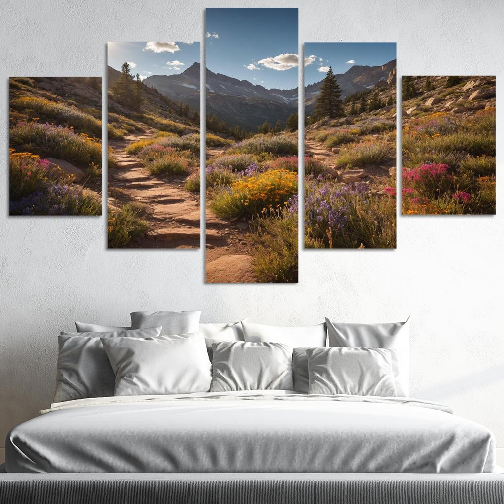 The Timeless Charm Of Rocky Mountain Trails Multi-panel Paintings