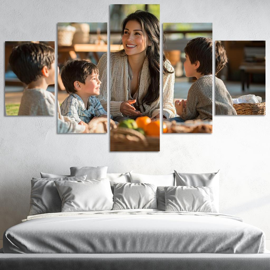 Lifelong Lessons A Mothers Wisdom Across Generations Canvas Paintings Frame