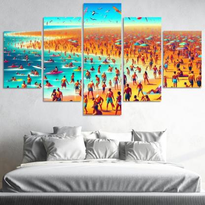 Adventure Island Thrilling Water Sports Custom Paintings Frame