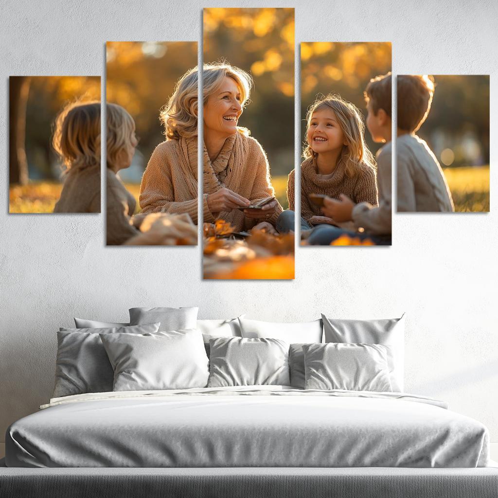 Heartstrings Of Memories A Mothers Gift Of Love Canvas Paintings Frame