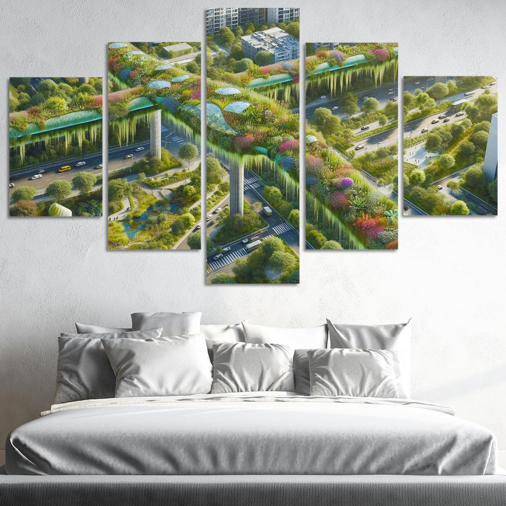 Ecoducts Nature's Pathways Custom Paintings Frame