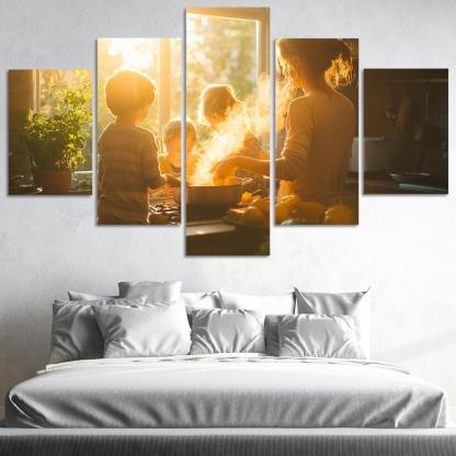 The Heartbeat Of Home A Mothers Love Canvas Paintings Frame