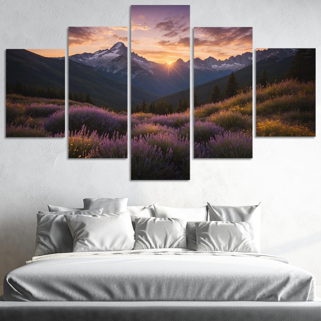 The Twilight Glow Of Serenity Mountain Art Trends