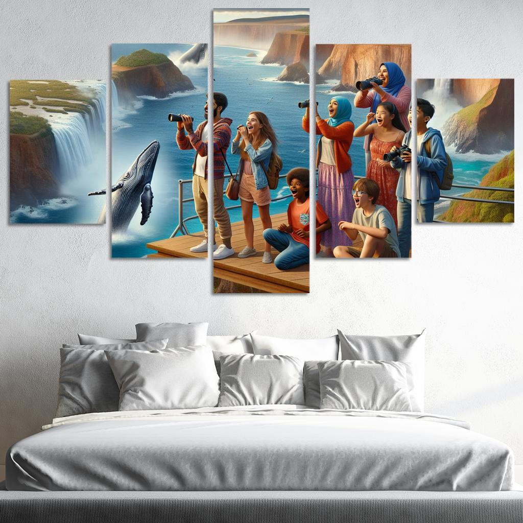 Whale Watching Point Nature's Majestic Show Art Trends