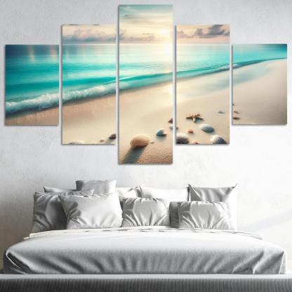 Serene Waters Quiet Coastal Escape Premium Artwork Frames