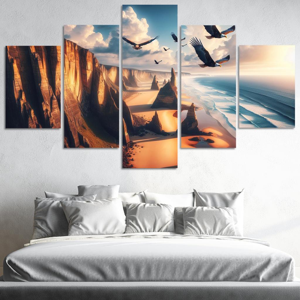 Eagle's Nest Beach Modern Paintings Frame