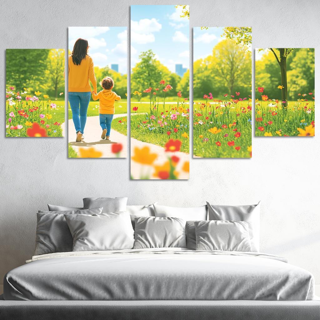 Memories In The Making A Mothers Journey Canvas Paintings Frame