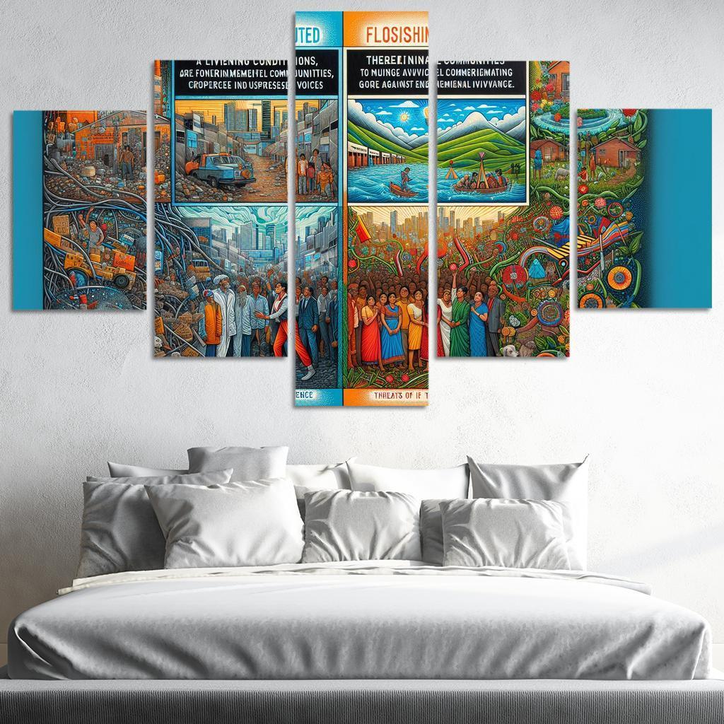 Healing Our Planet A Call For Environmental Justice Multi-panel Paintings