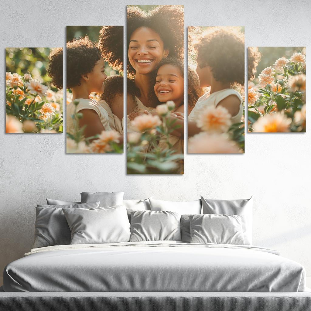 The Circle Of Love A Mothers Embrace Canvas Paintings Frame