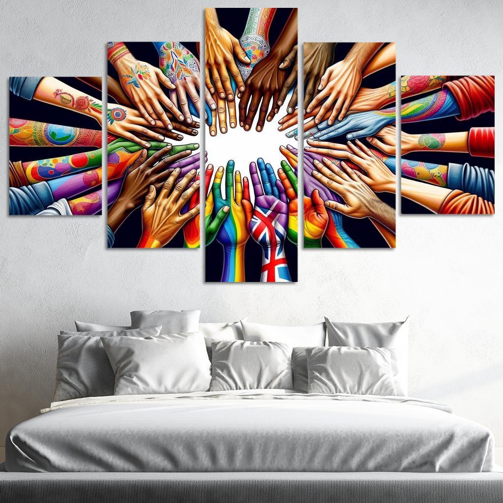 Art For Peace A Global Call To Action Custom Paintings Frame