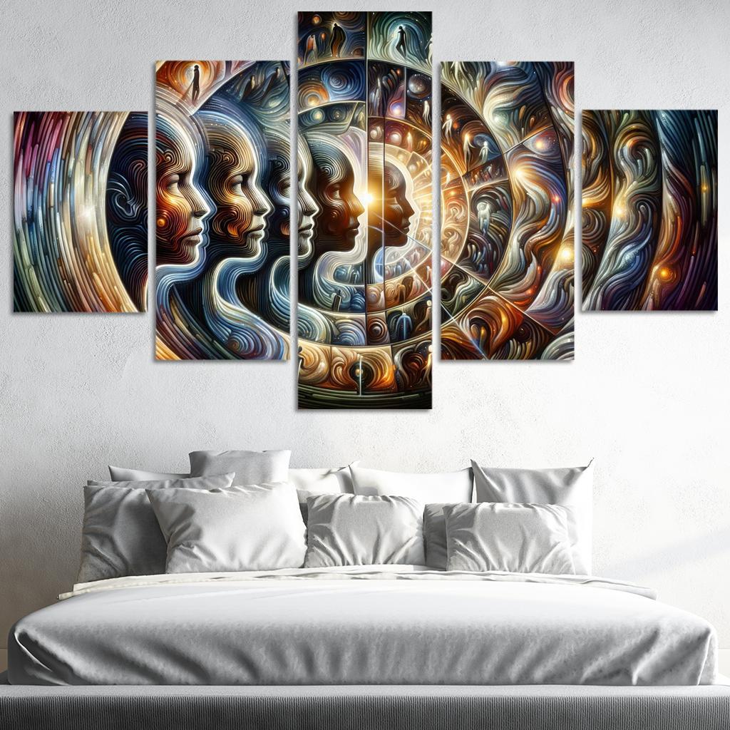 Infinite Echoes Of Self Premium Artwork Frames