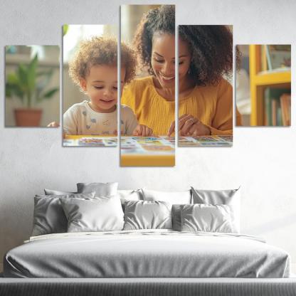 Radiant Dreams A Mothers Vision For The Future Canvas Paintings Frame