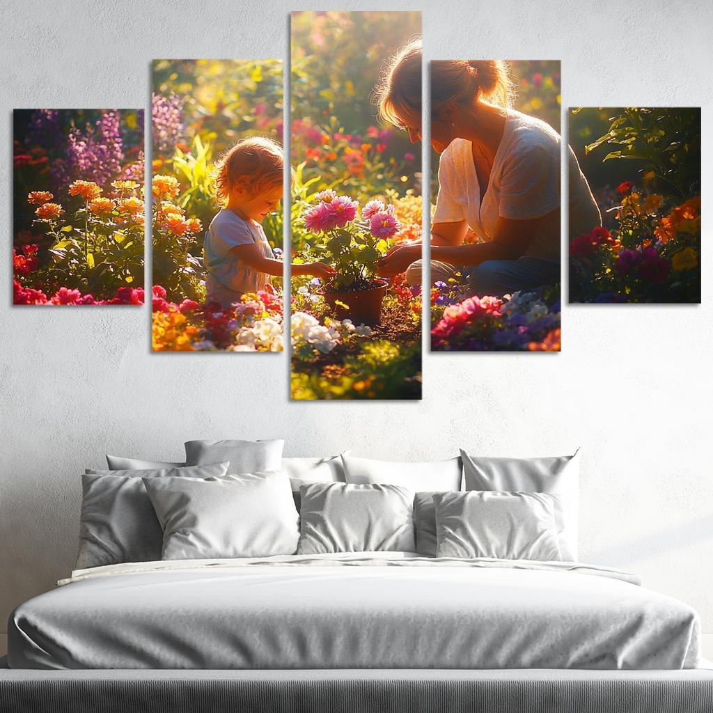 The Garden Of Memories Cultivating Love Custom Paintings Frame