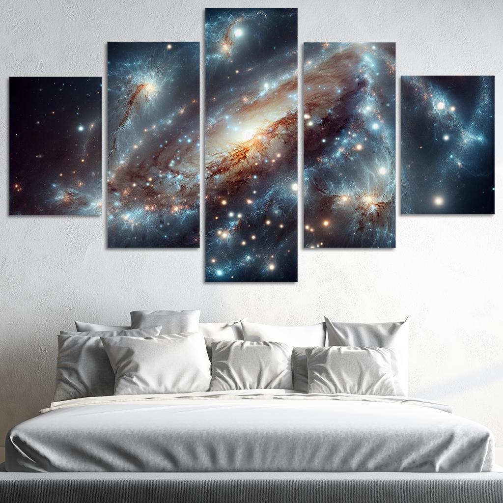 The Enigmatic Life Of Cosmic Dust Abstract Paintings Frame