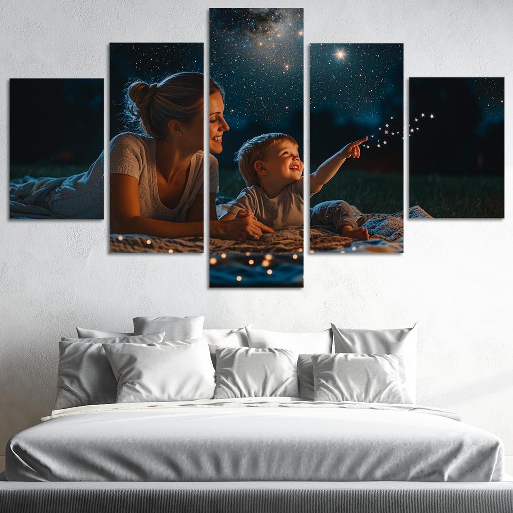 The Star In The Sky A Mothers Guidance Custom Paintings Frame