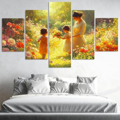 Sunshine In My Soul A Mothers Radiant Love Canvas Paintings Frame