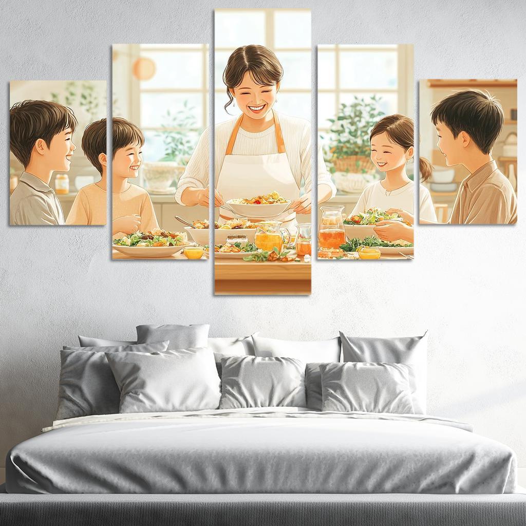 The Heart Of The Family A Mothers Love Modern Paintings Frame