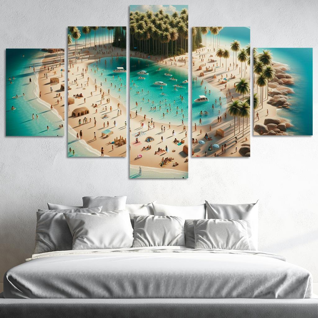 Crystal Waters Oasis Modern Paintings Frame