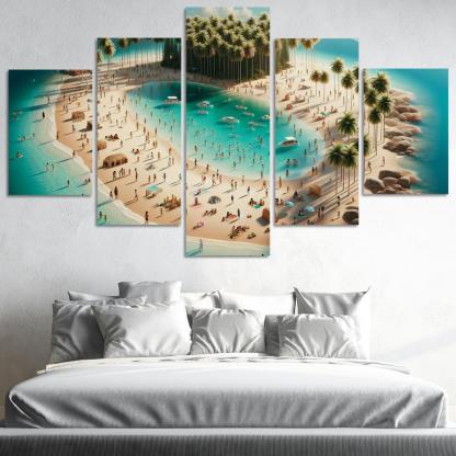 Crystal Waters Oasis Modern Paintings Frame