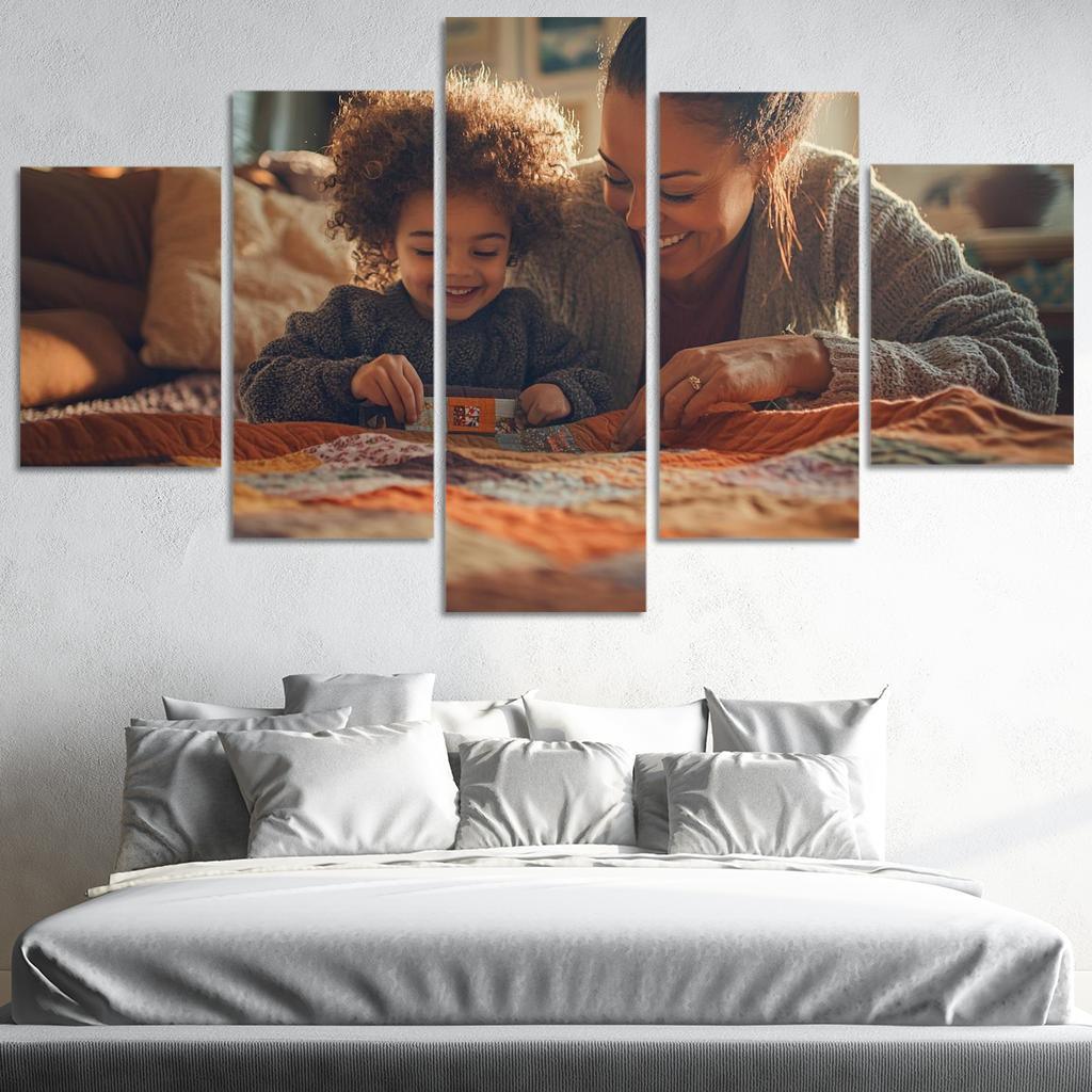 The Fabric Of Life A Mothers Threads Custom Paintings Frame