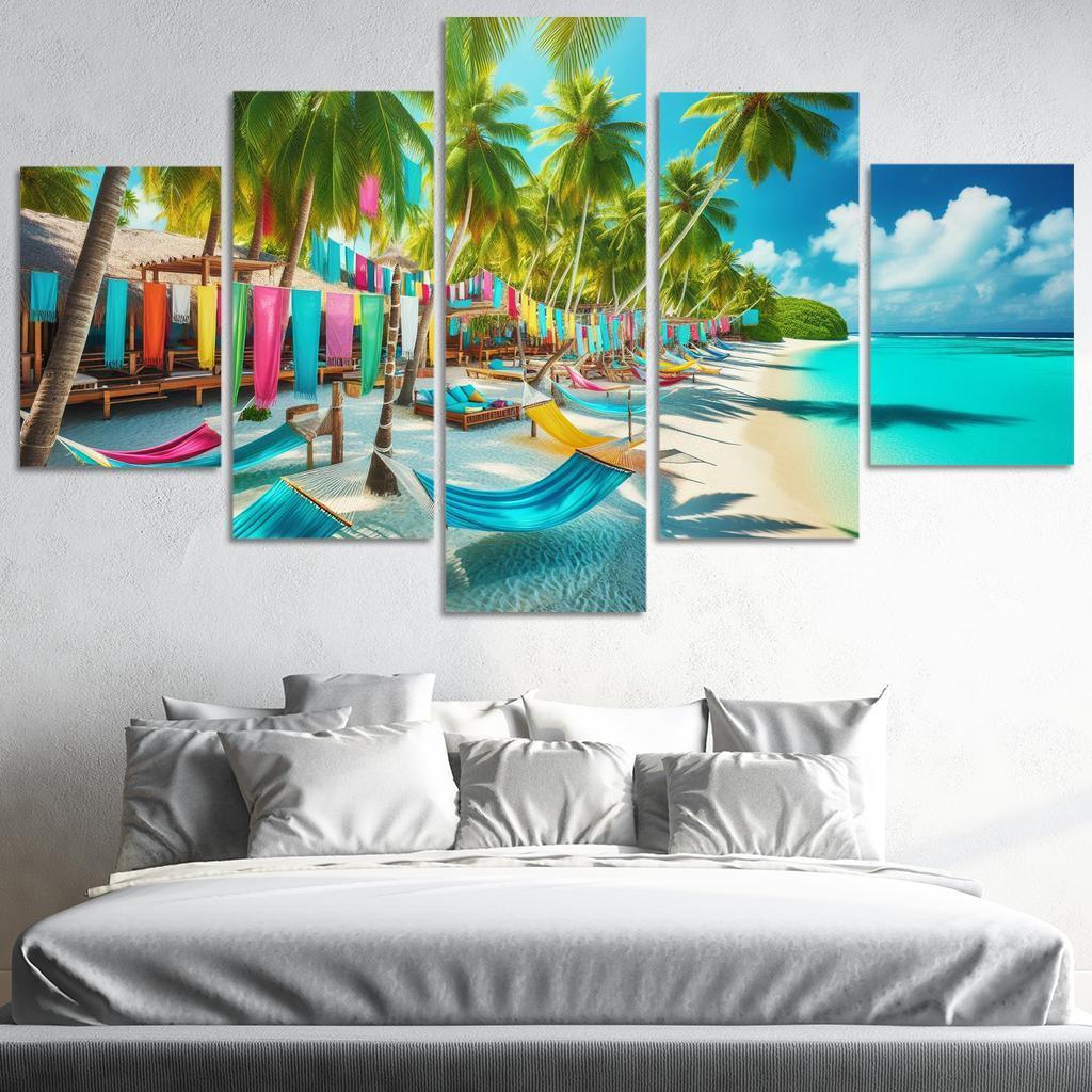 Tropical Escape Beach Premium Artwork Frames