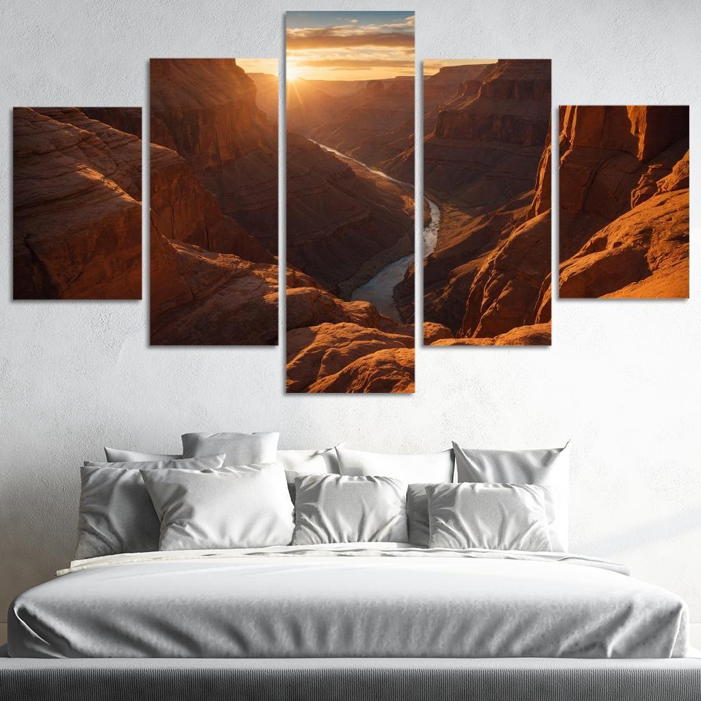 The Enigmatic Canyons Of Sunset Shadows Art Trends