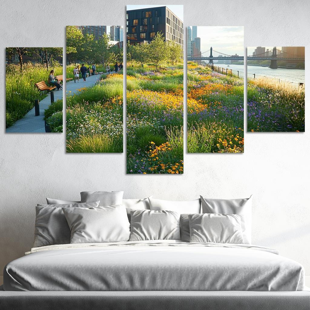 The High Line Abstract Paintings Frame