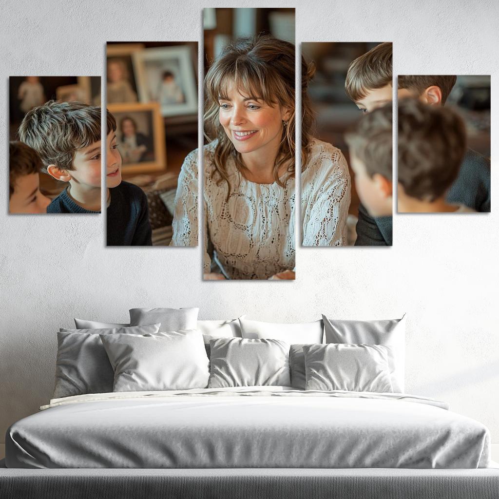 The Wisdom Of Generations Lessons From Mom Custom Paintings Frame