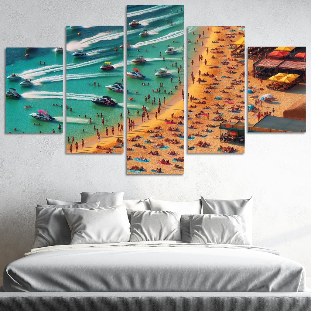 Palm Beach Bliss Sunny Shores And Water Sports Art Trends