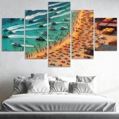 Palm Beach Bliss Sunny Shores And Water Sports Art Trends