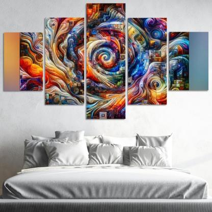 Kaleidoscope Of Memories Premium Artwork Frames