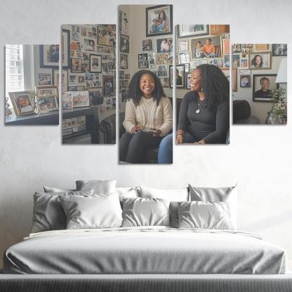 A Journey Through Time Memories Shared Custom Paintings Frame
