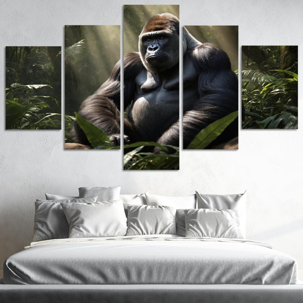 The Majestic Gorilla Gentle Giant Of The Forest Premium Artwork Frames