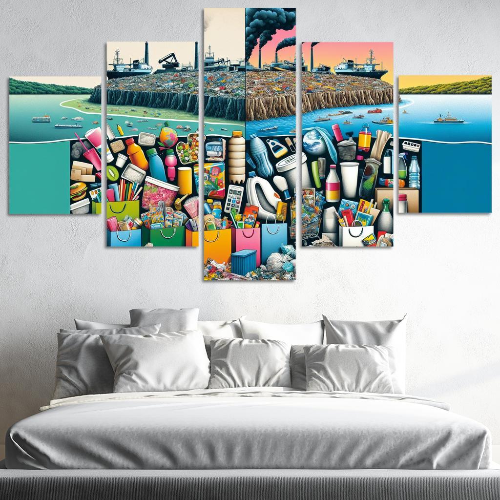 The Cost Of Convenience Visualizing Consumerism's Impact Art Trends