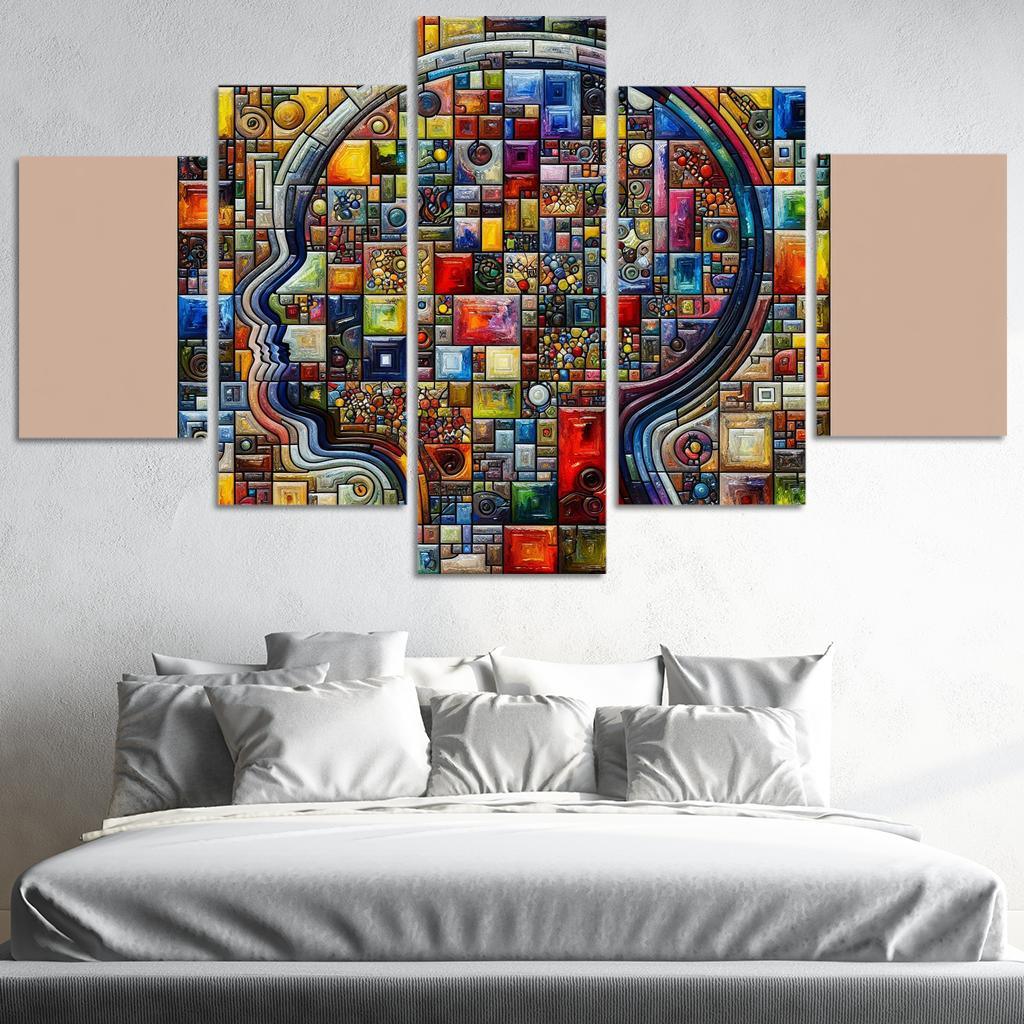 Mosaic Of The Mind Premium Artwork Frames