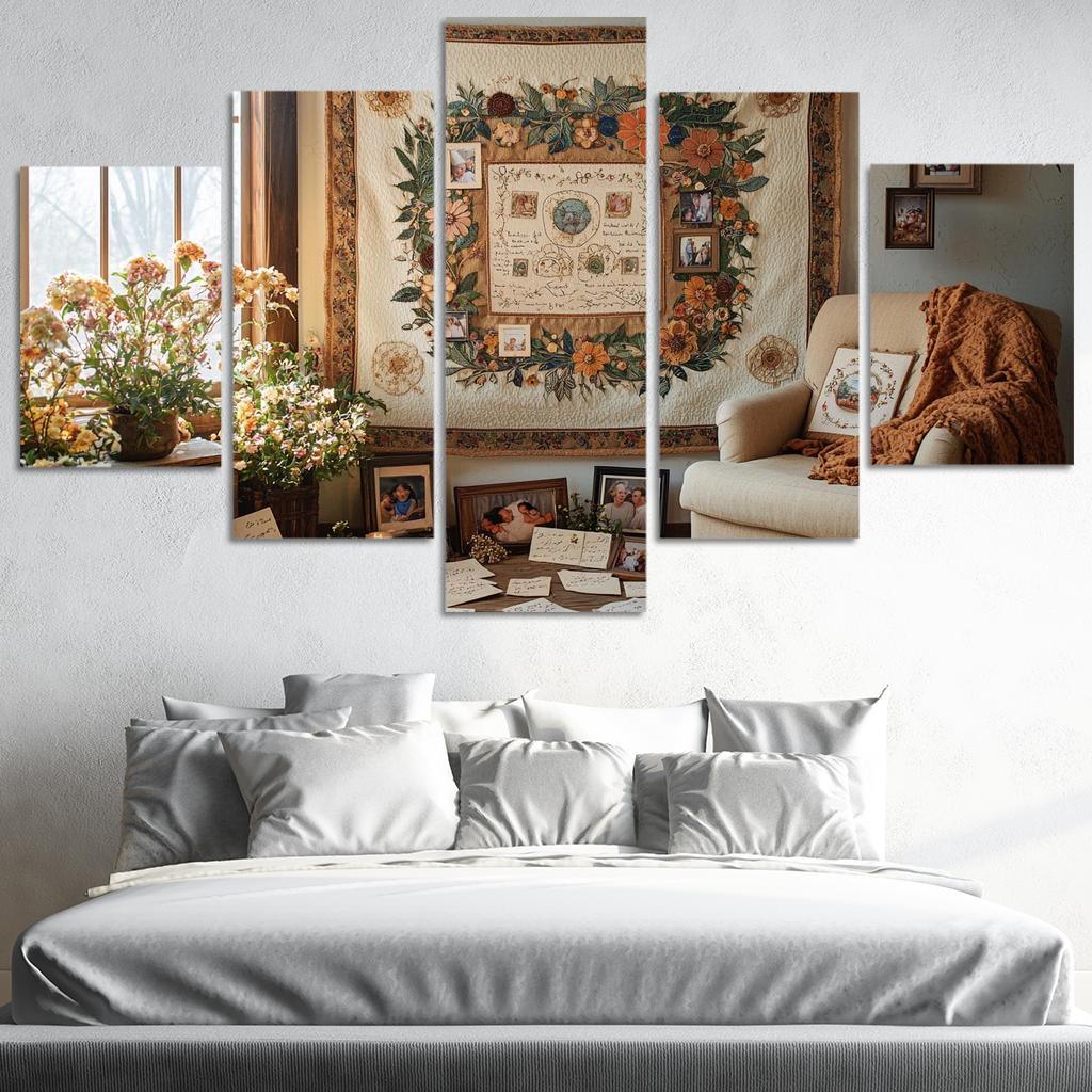 Woven Together A Tapestry Of Memories Canvas Paintings Frame